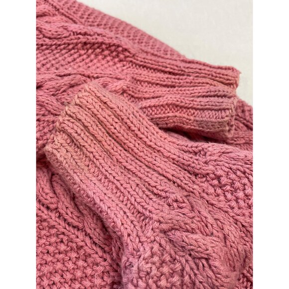 Vintage 80s 90s Melbourne Country Sweater Womens M Pink V Neck Floral - Picture 12 of 12